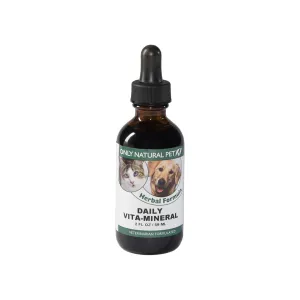 Only Natural Pet Daily Vita-Mineral Herbal Liquid Formula Trace Minerals for Dogs & Cats