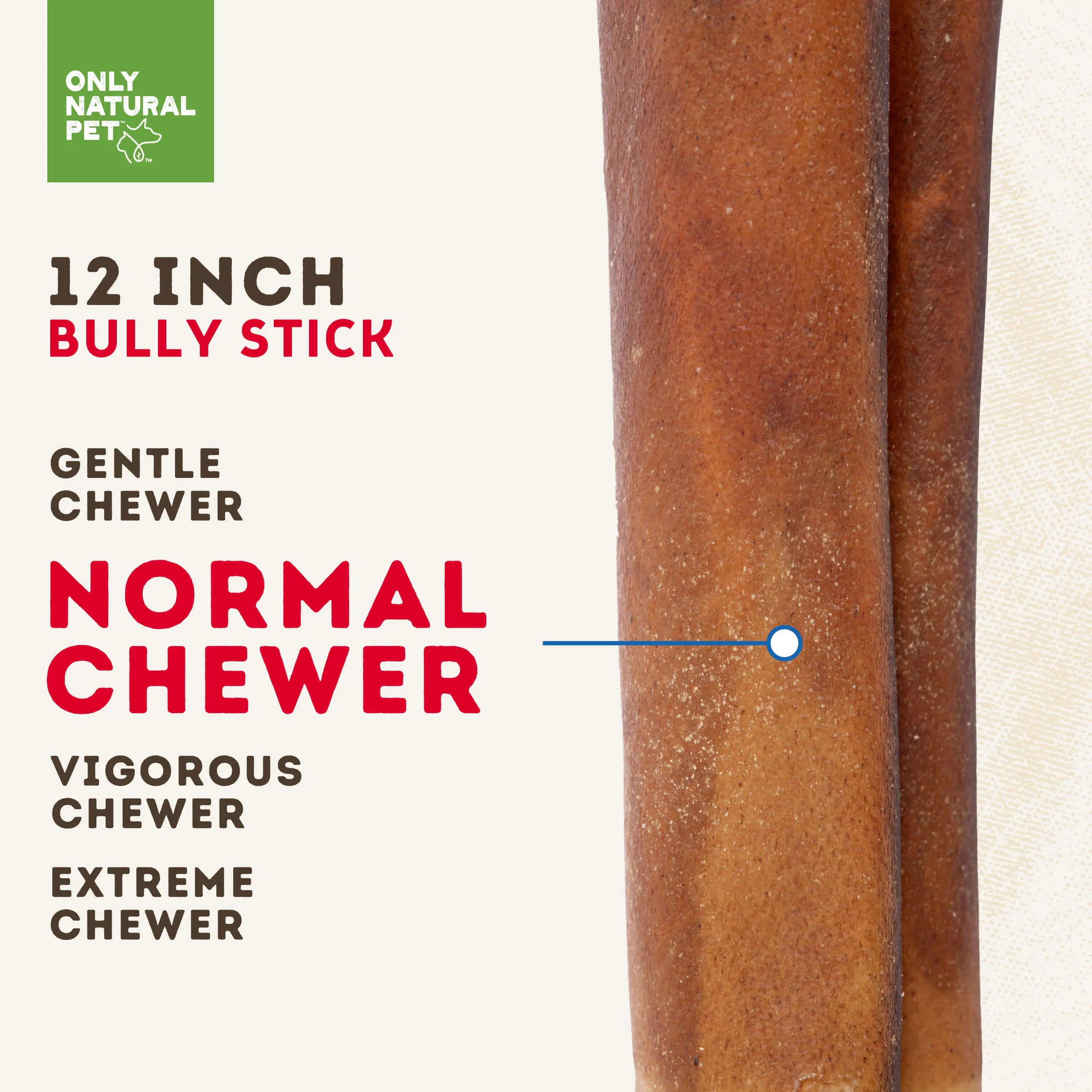 Only Natural Pet Free Range Bully Sticks for Dogs