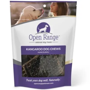 open range - kangaroo dog chews