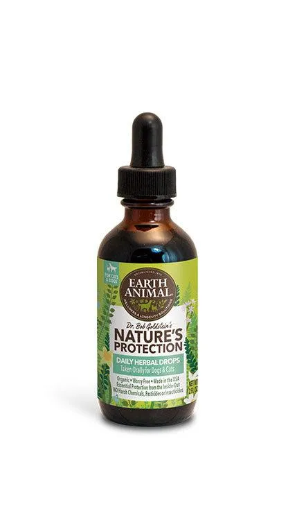 Organic Herbal Flea & Tick Drops, 2oz