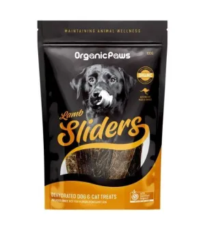 Organic Paws Dehydrated Dogs & Cats Treats (Lamb Sliders)