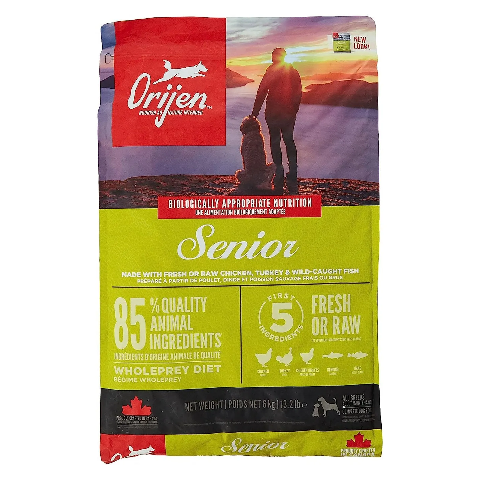 Orijen 6kg Senior Dry Dog Food