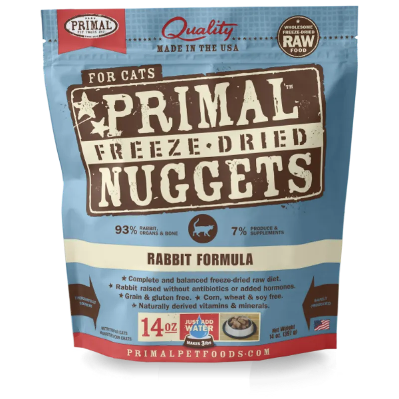 Primal Cat Freeze Dried Rabbit 14oz