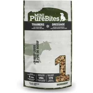 PureBites Mini Trainers Freeze Dried Beef Liver Treats for Dogs (3 oz)