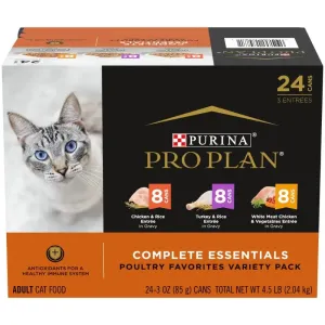 Purina Pro Plan Cat Food Variety Pack 24 Cans