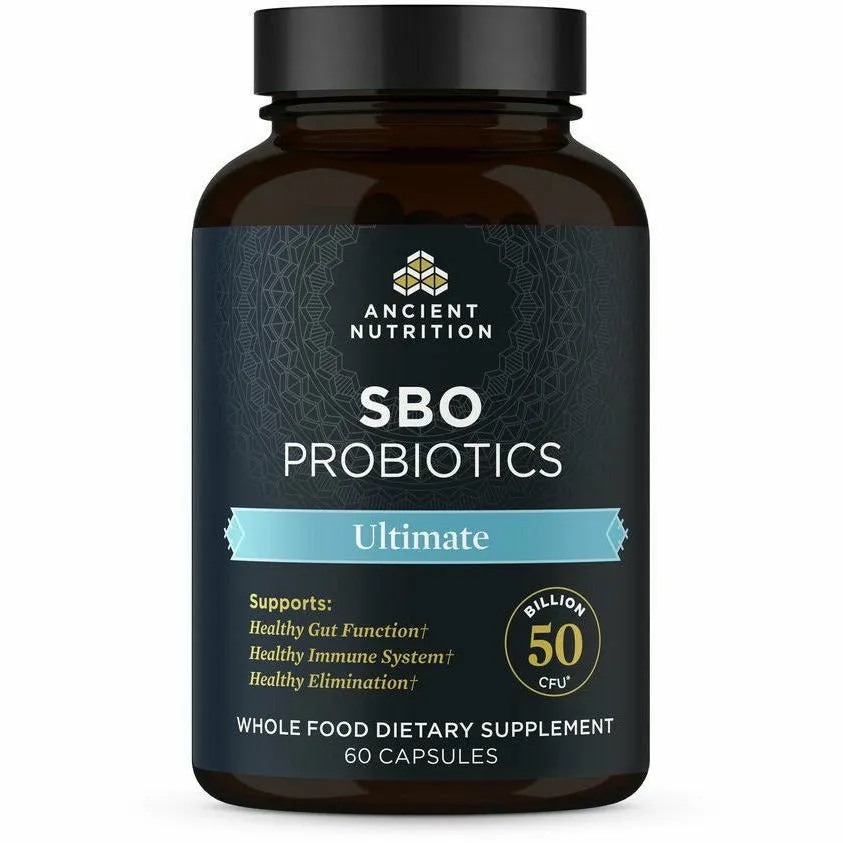 SBO Probiotics Ultimate 60 caps By Ancient Nutrition