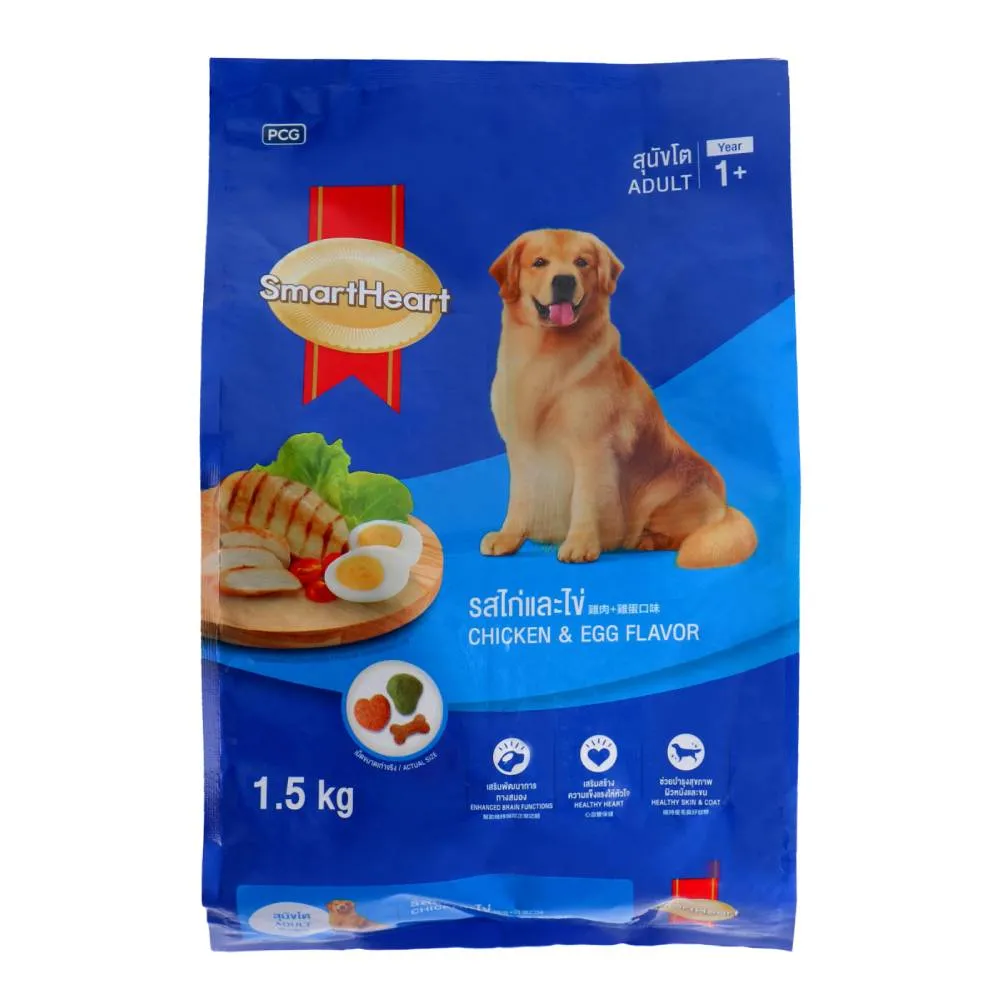 SmartHeart Dog Adult Chicken & Egg 1.5kg