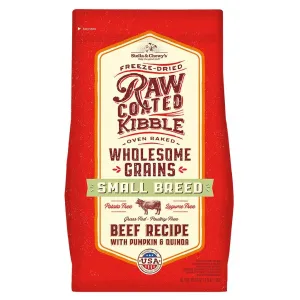 Stella & Chewy's Wholesome Grain Beef Small Breed Recipe Raw Coated Baked Kibble Dog Food