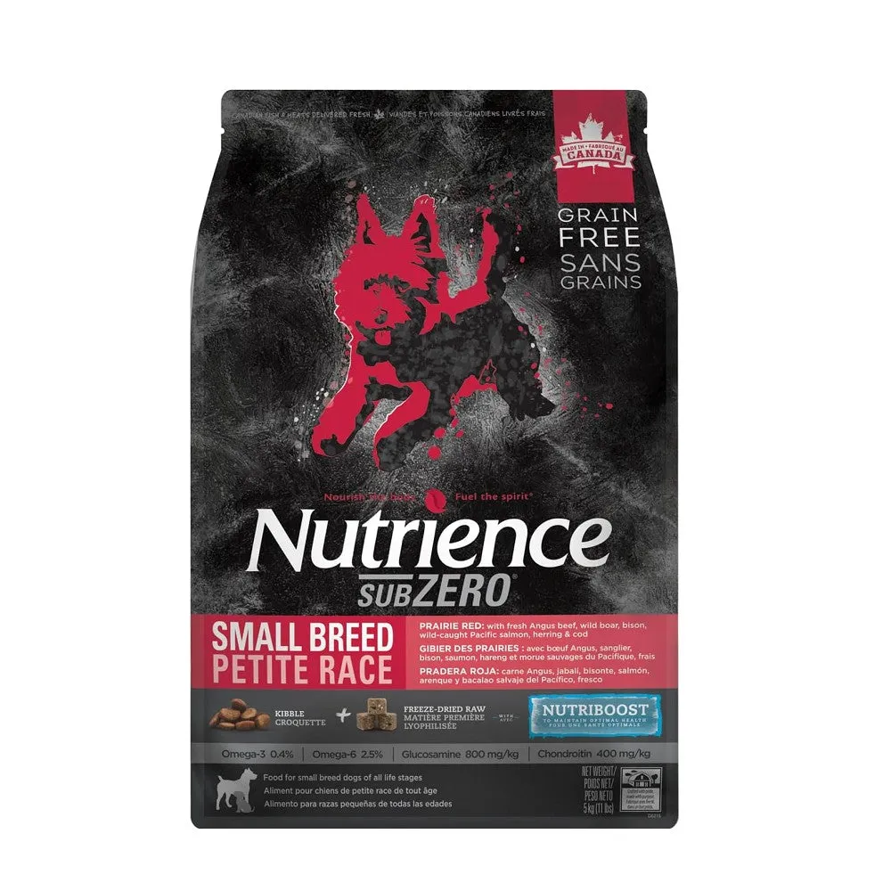 SubZero - Nutriboost Kibble Praiie Red for Small Breed Pettite Race Dogs