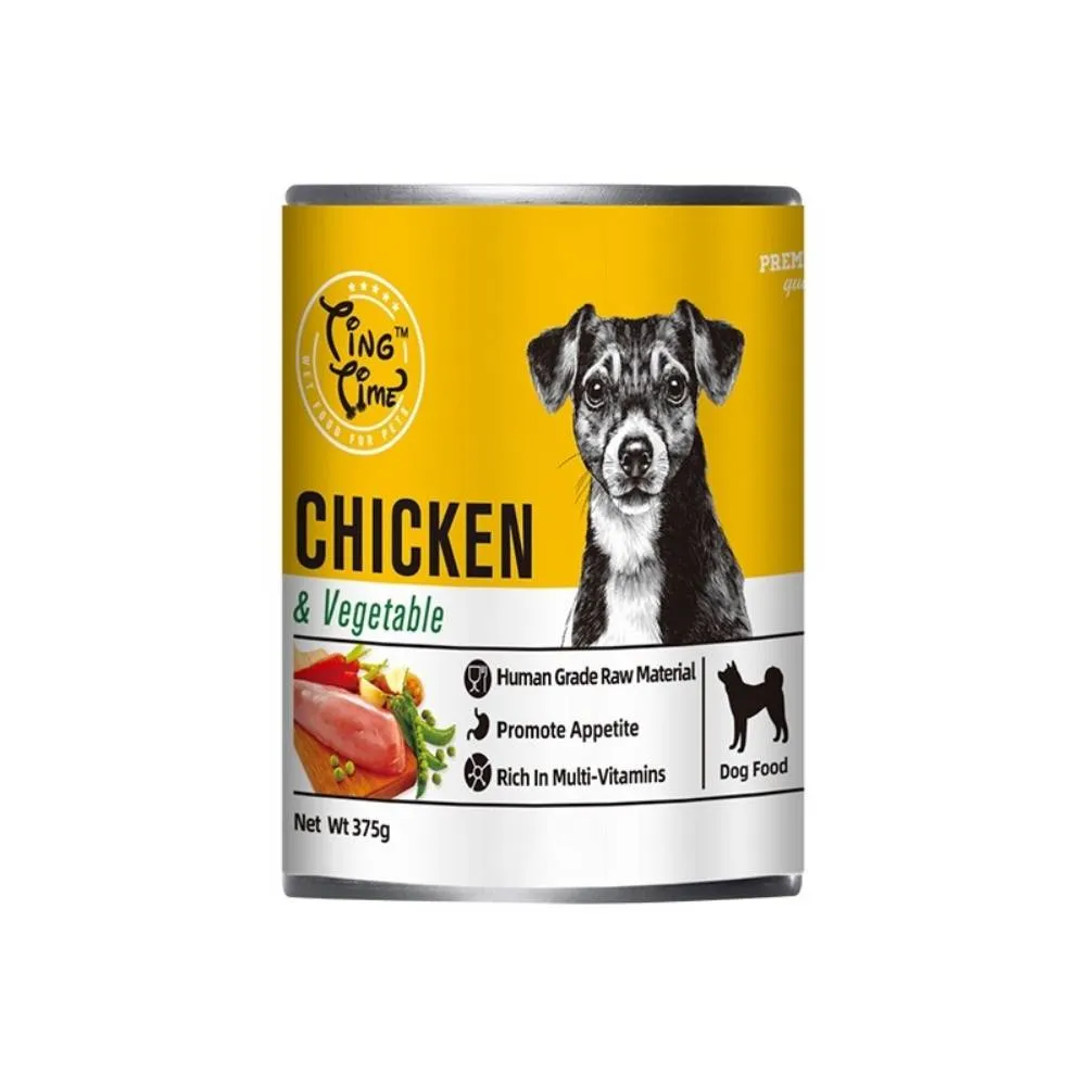 Ting Time Dog Chicken & Vegetable 375g