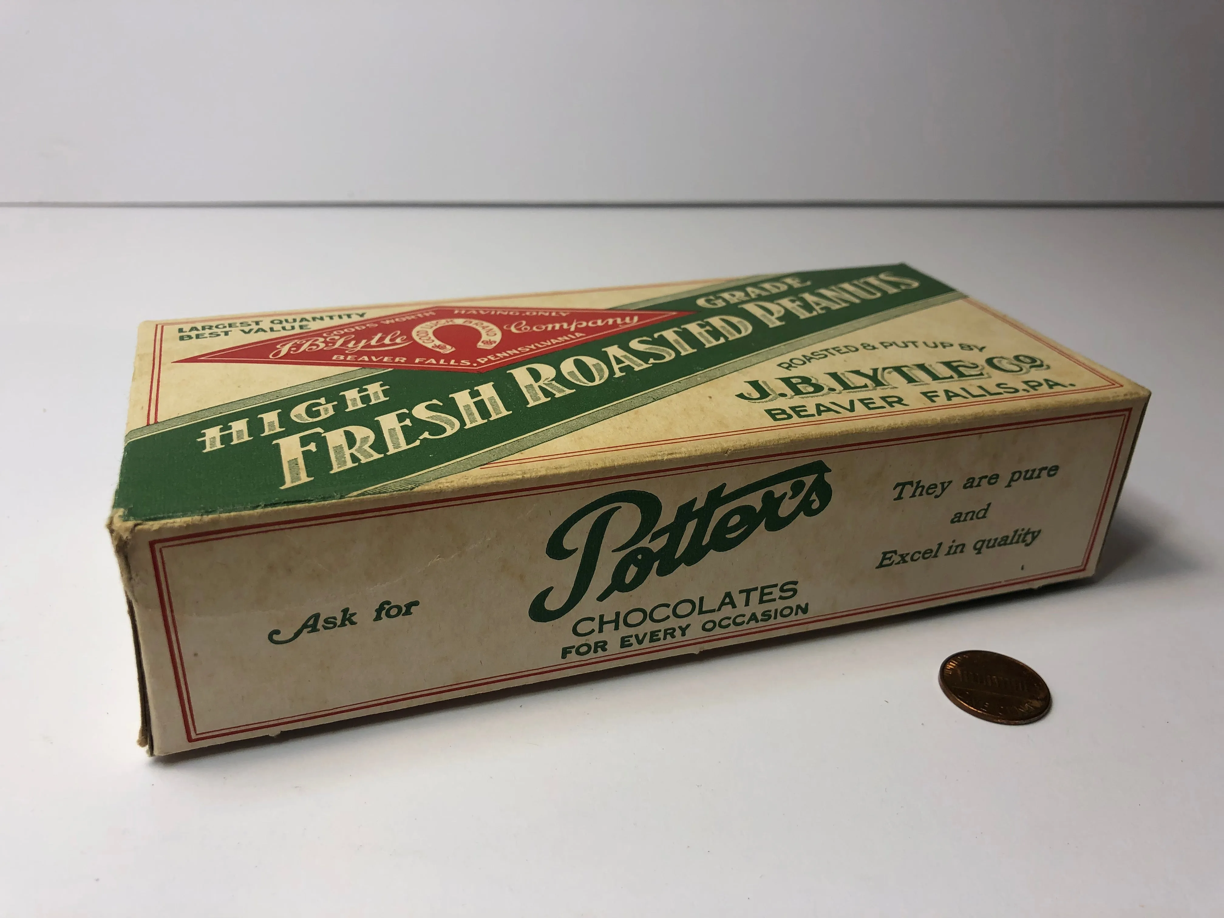 Vintage Fresh Roasted Peanuts Box