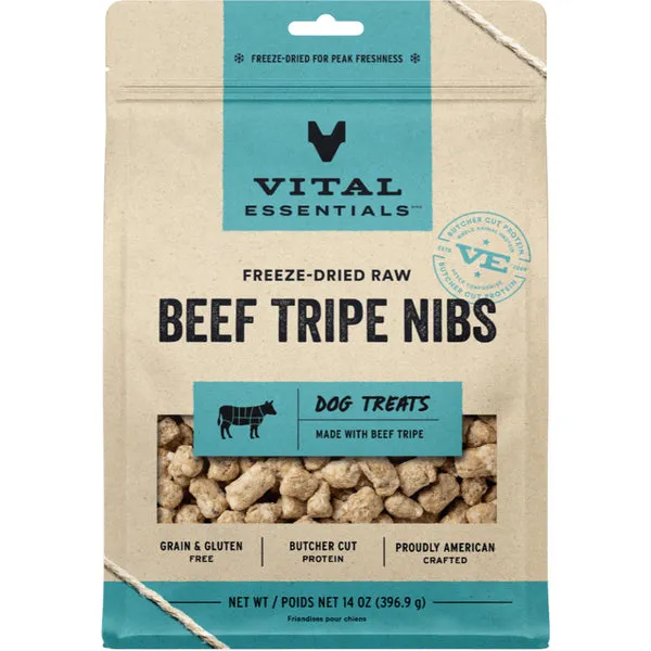 Vital Essentials Freeze Dried Beef Tripe Nibs 14oz