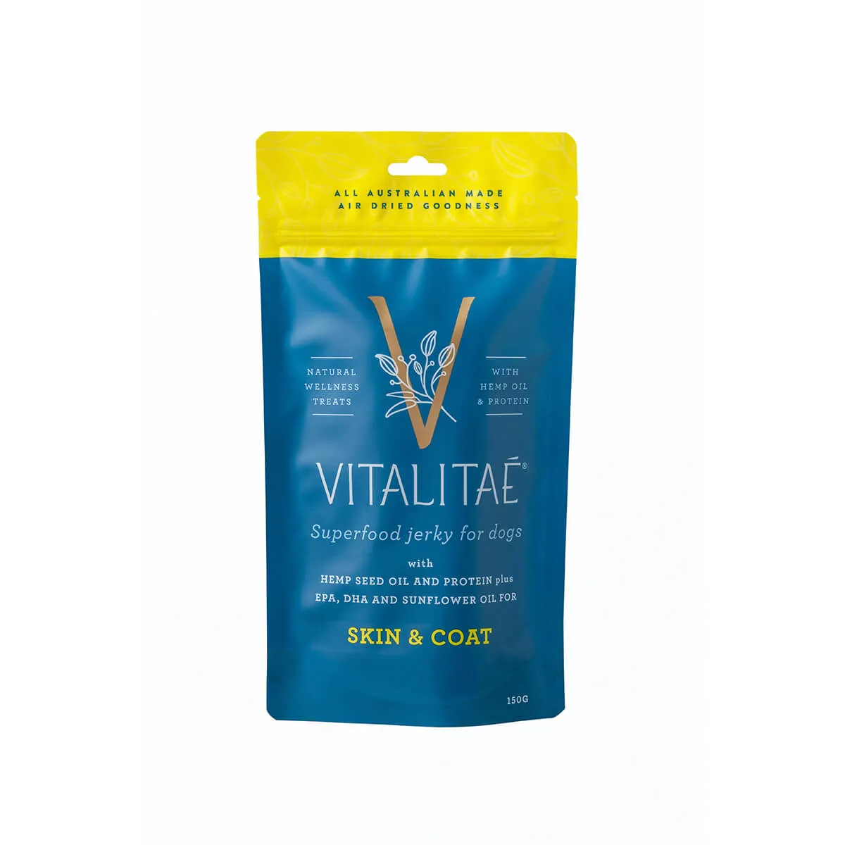 Vitalitae Skin & Coat Jerky Dog Treats 150g