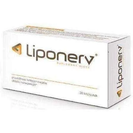 Vitamins for nervous system, Liponerv x 30 capsules