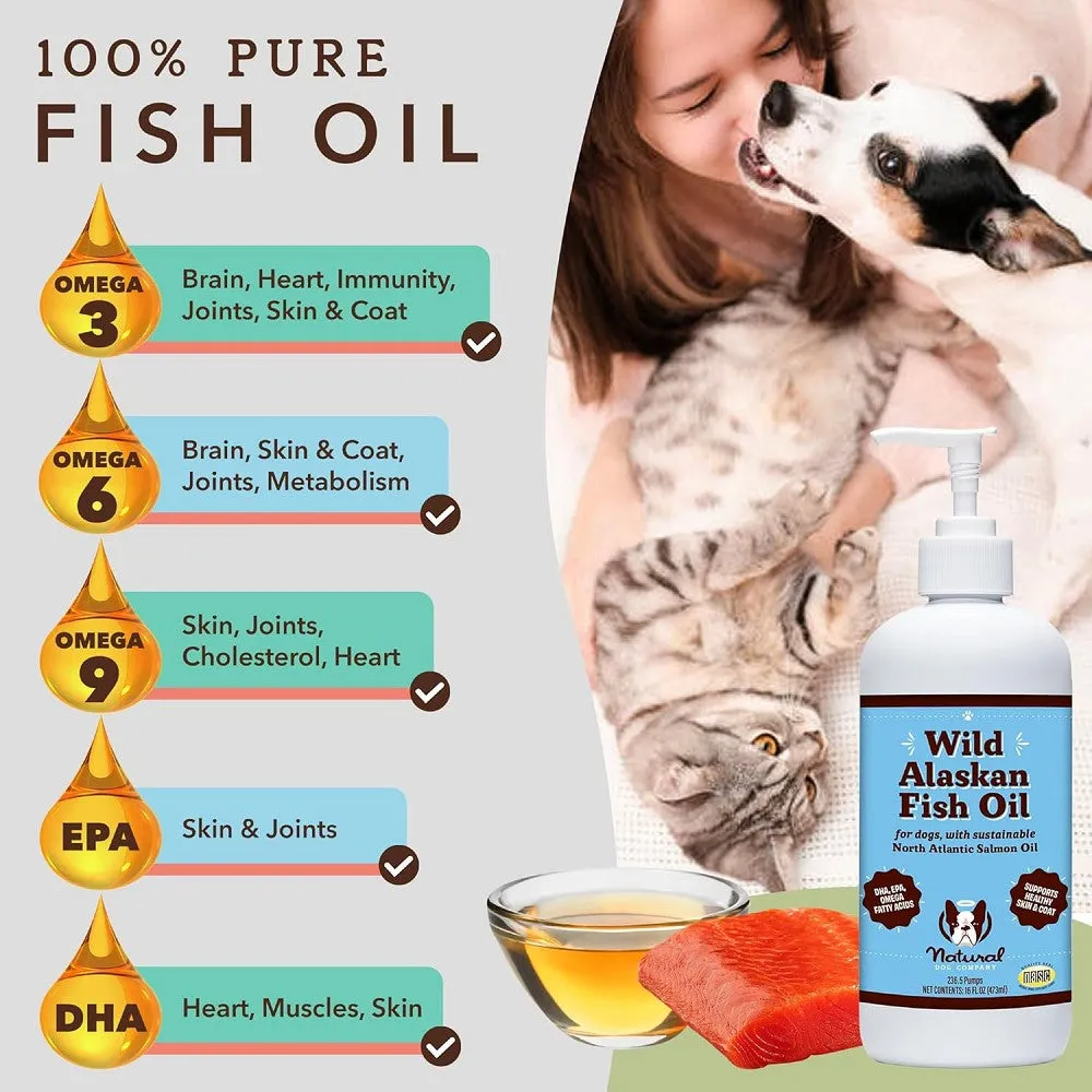 Wild Alaskan Fish Oil Food Supplement for Dogs