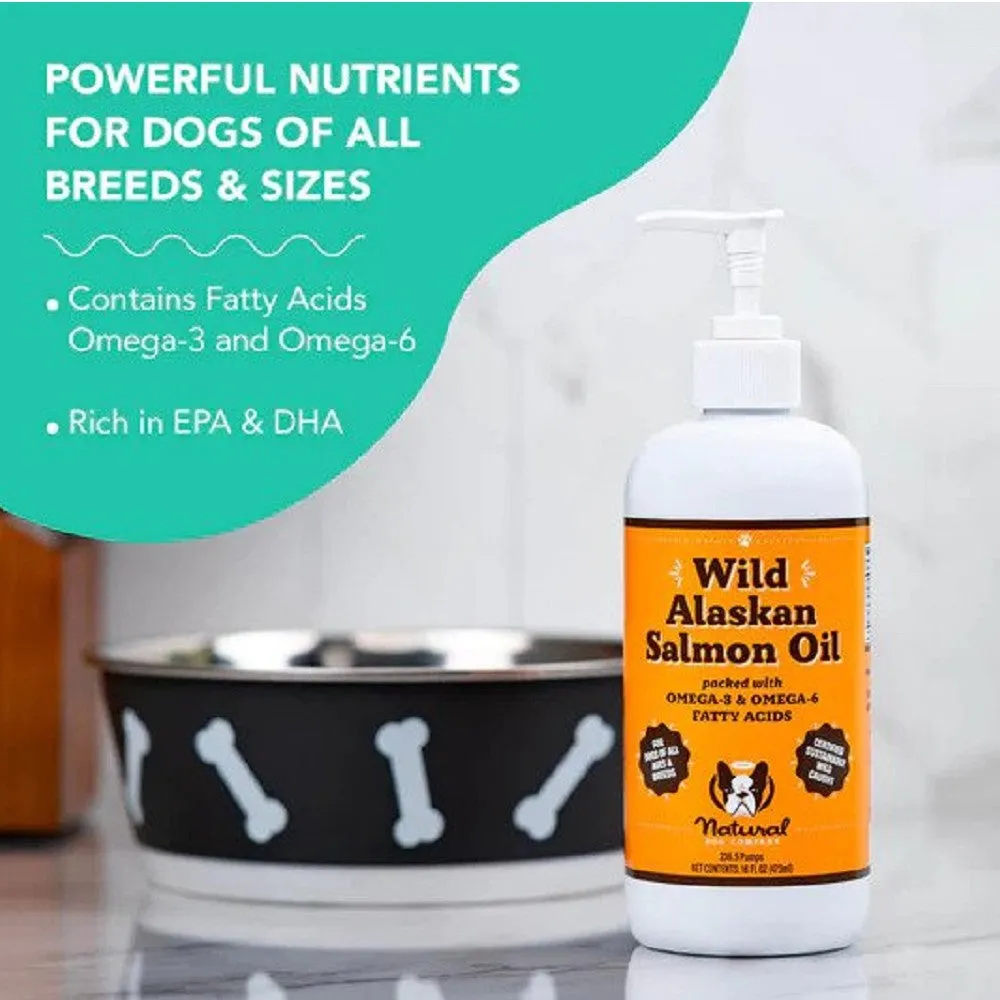 Wild Alaskan Salmon Oil Food Supplement for Dogs