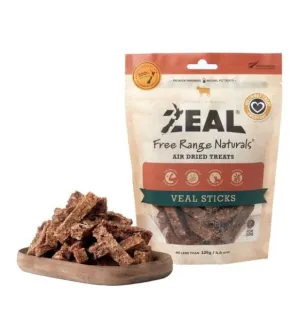 Zeal Free Range Air Dried Dog Treats (Veal Sticks)